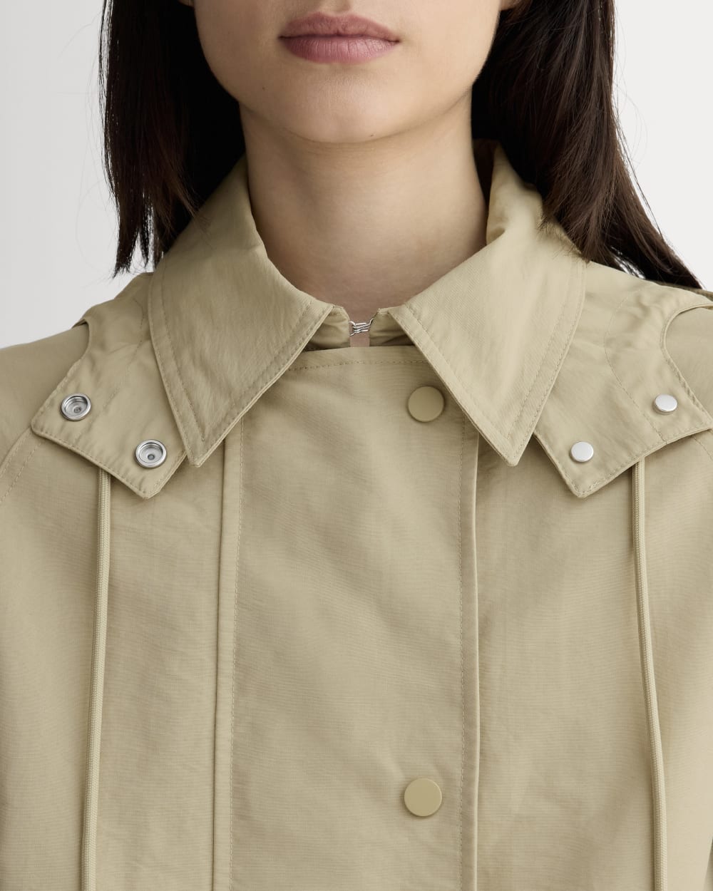 The Short Anorak | Trench Coat Khaki
