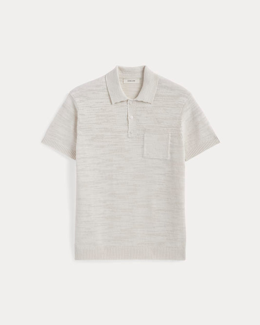 The Cotton Linen Polo | Birch