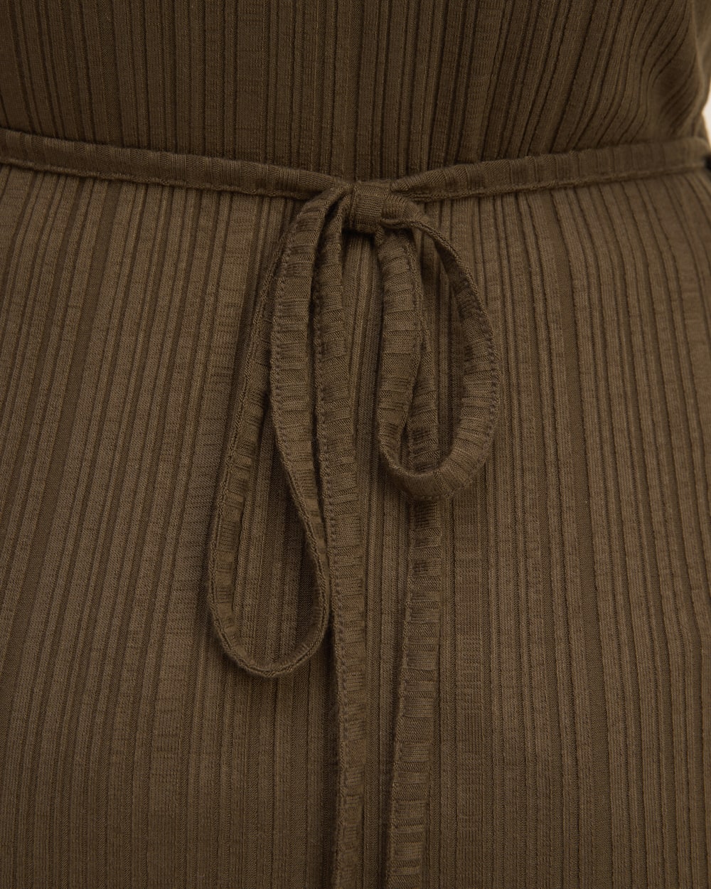 The Rib Wrap Top | Cocoa