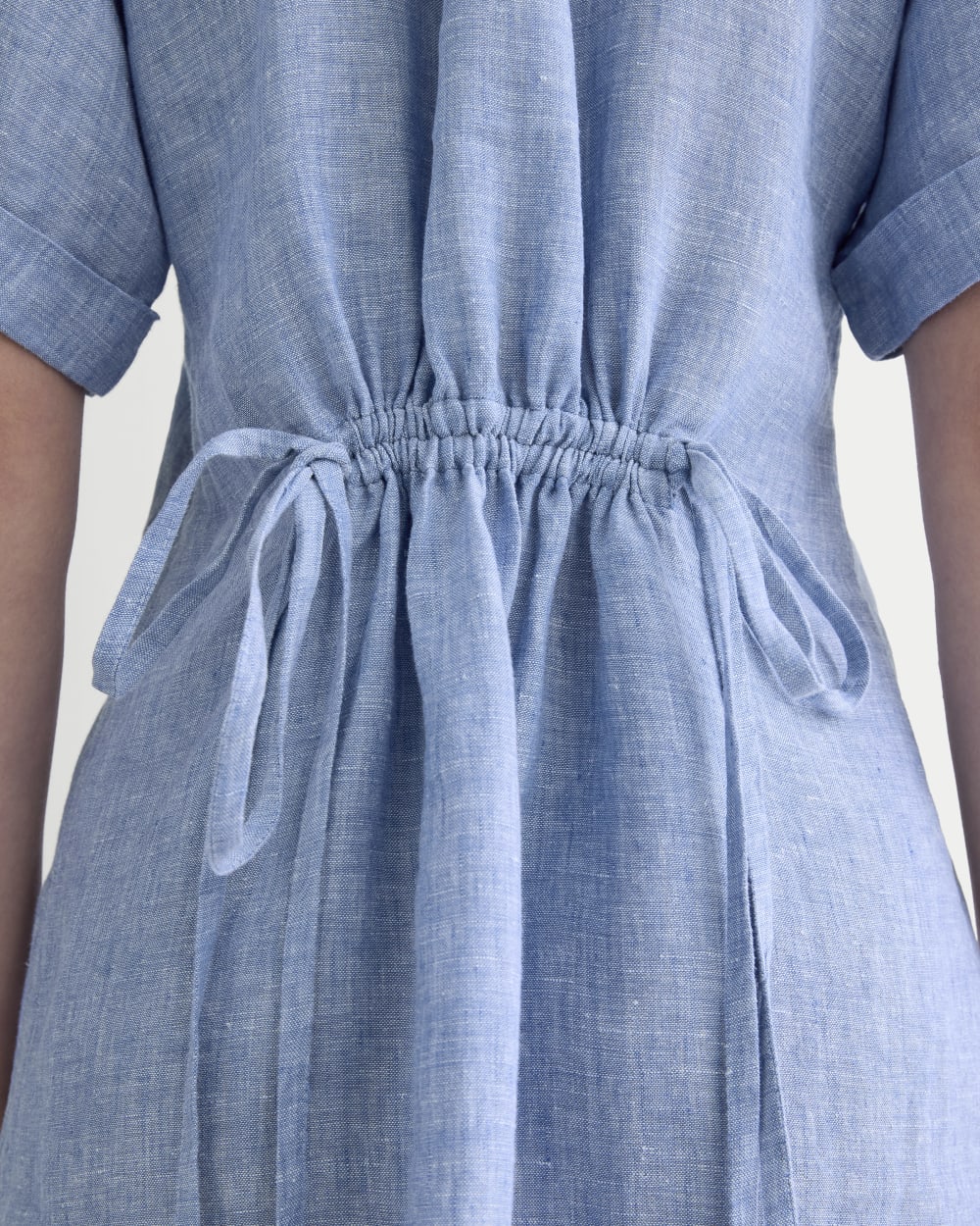 The Popover Dress in Linen | Chambray