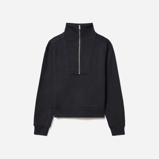 The Track Half-Zip | Black