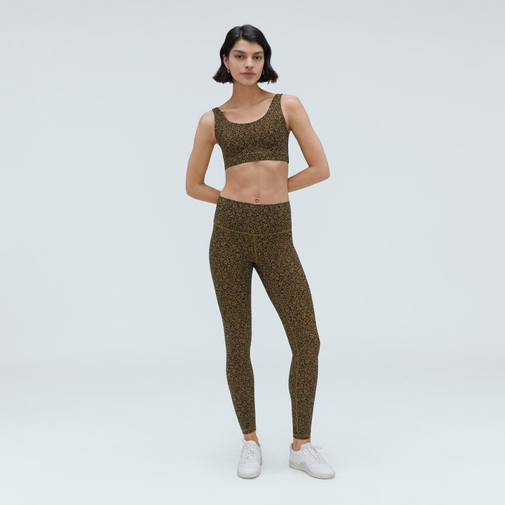 The Perform Legging® | Black / Breen Floral | Ankle