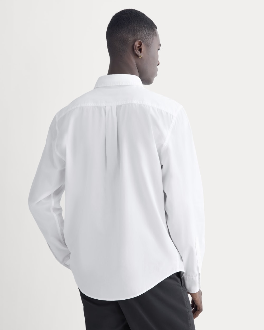 Washed Poplin Shirt | White