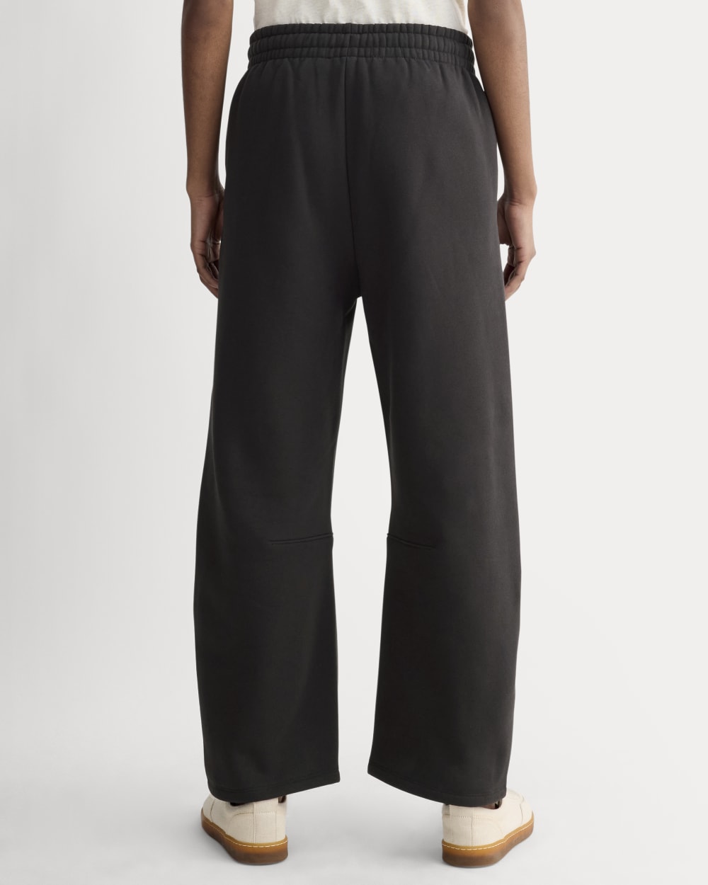 Luxe Fleece Barrel Sweatpant | Black