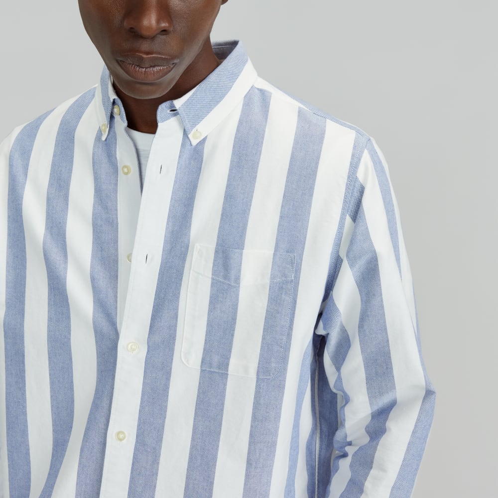 The Classic Oxford Shirt | Mazarine Blue / Bone | Standard