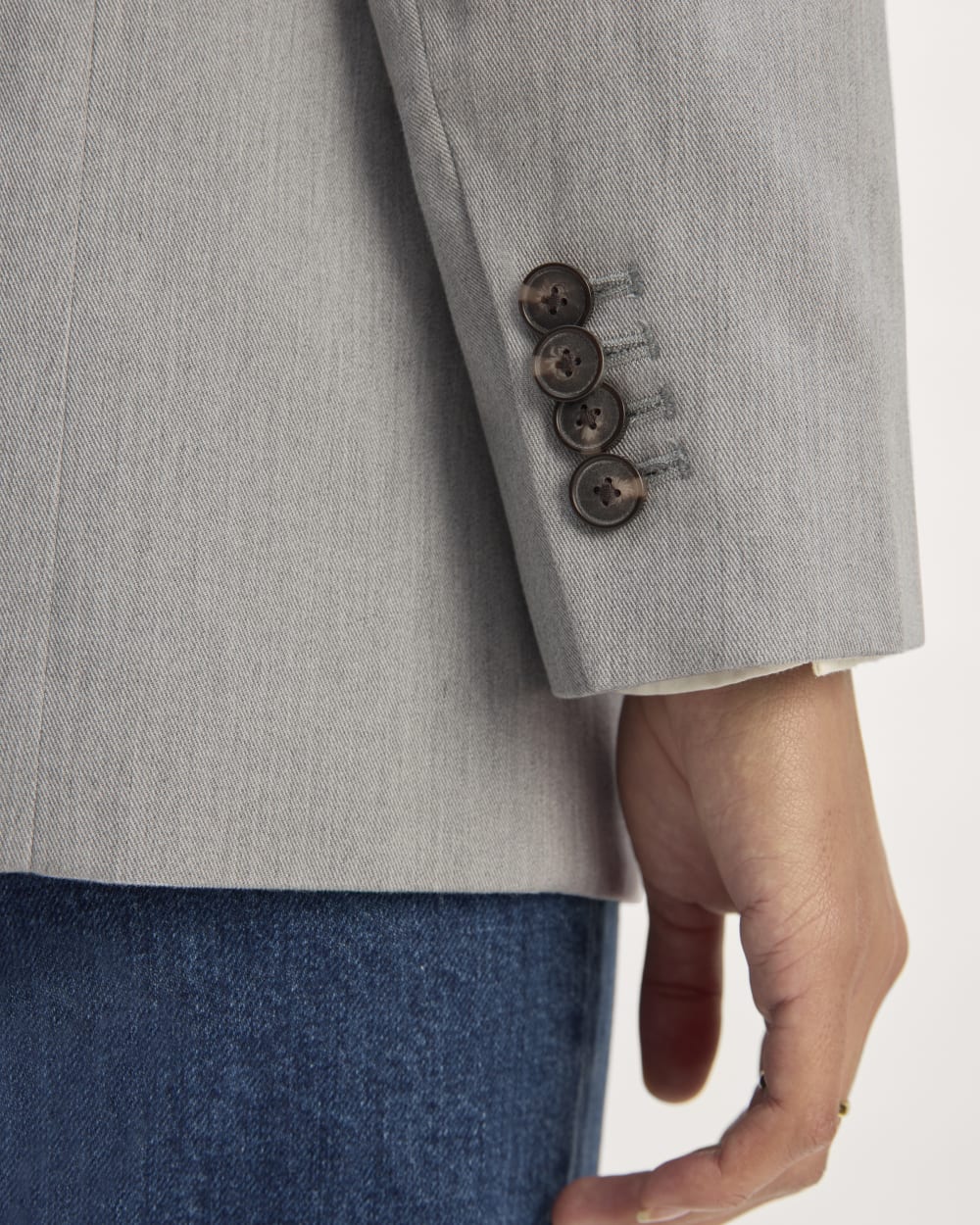 The Oversized Blazer in Buttersmooth | Heather Steel