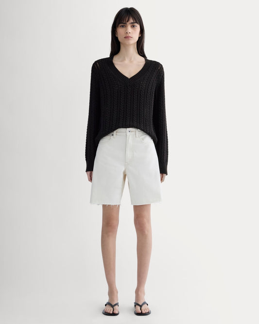 The OG Baggy Jean Short | Ecru