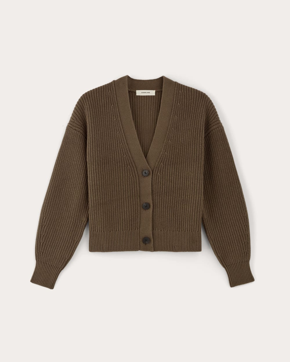 The Boxy Cardigan in Everyday Cotton | Cocoa