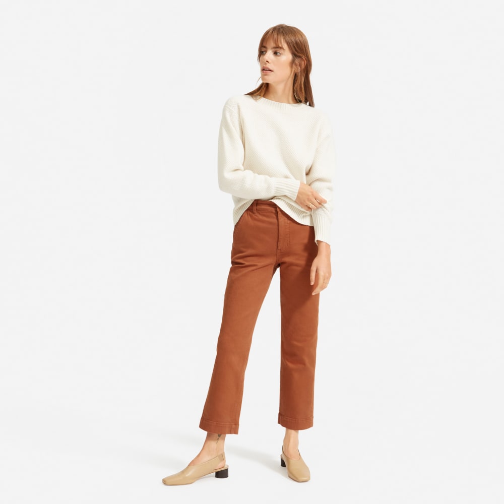 The Straight-Leg Crop | Cocoa Brown | Regular
