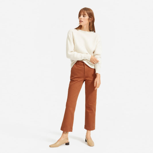 The Straight-Leg Crop | Cocoa Brown | Regular