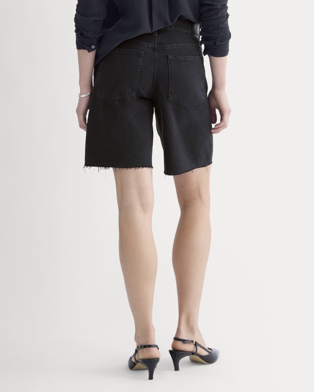 The OG Baggy Jean Short | Washed Black