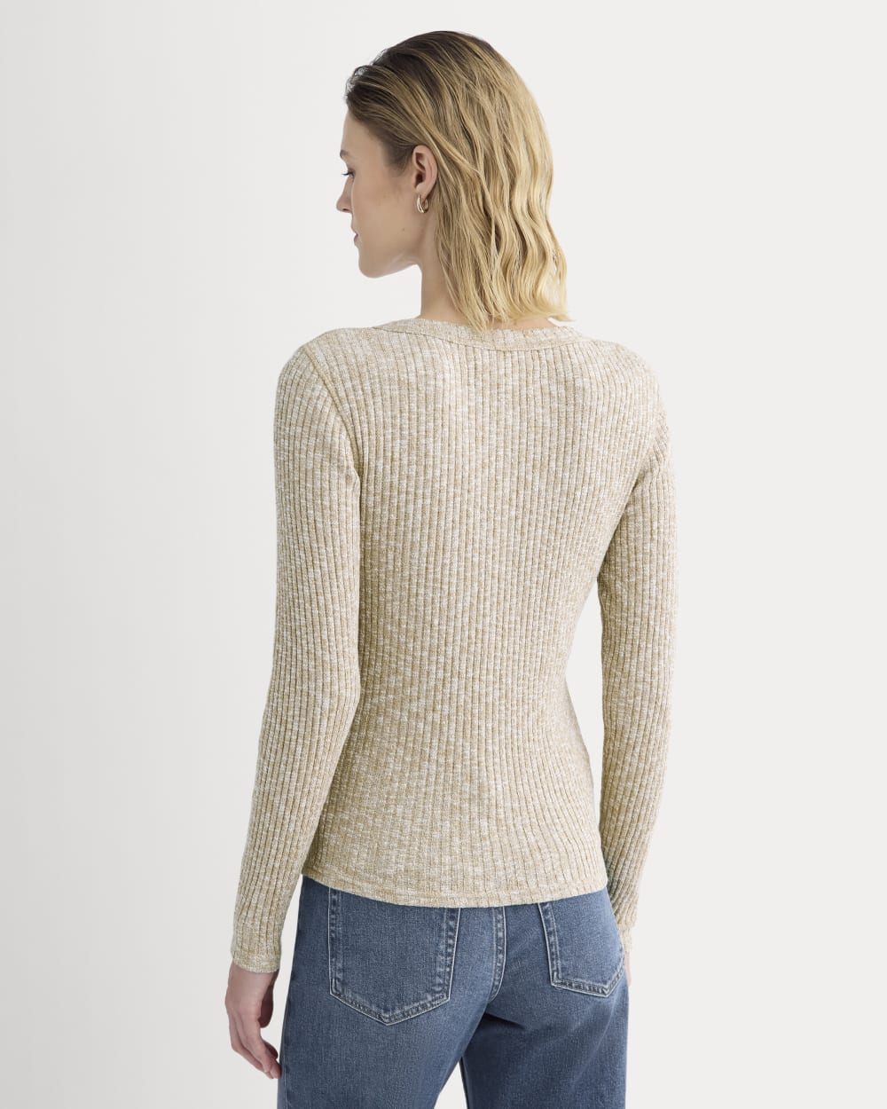 The Cozy Rib Henley | Cornstalk / Bone Twist