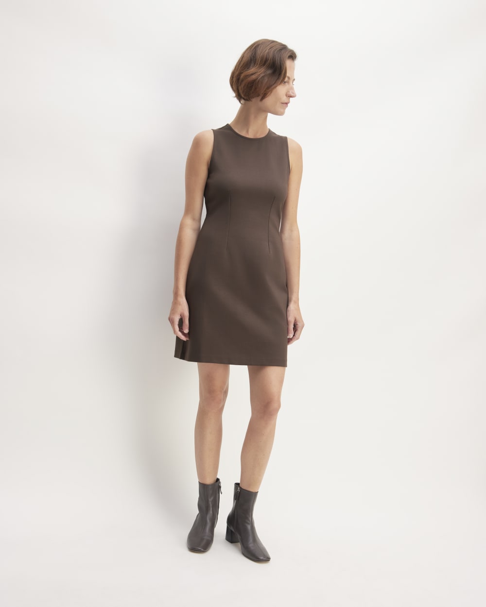 The Dream '90s Shift Dress | Earth Brown
