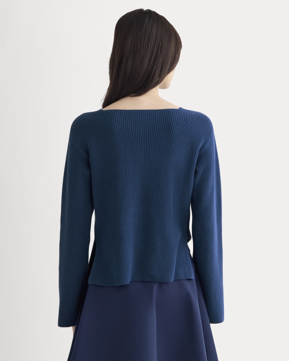 The Boatneck Top in Everyday Cotton | Deep Lazuli Blue