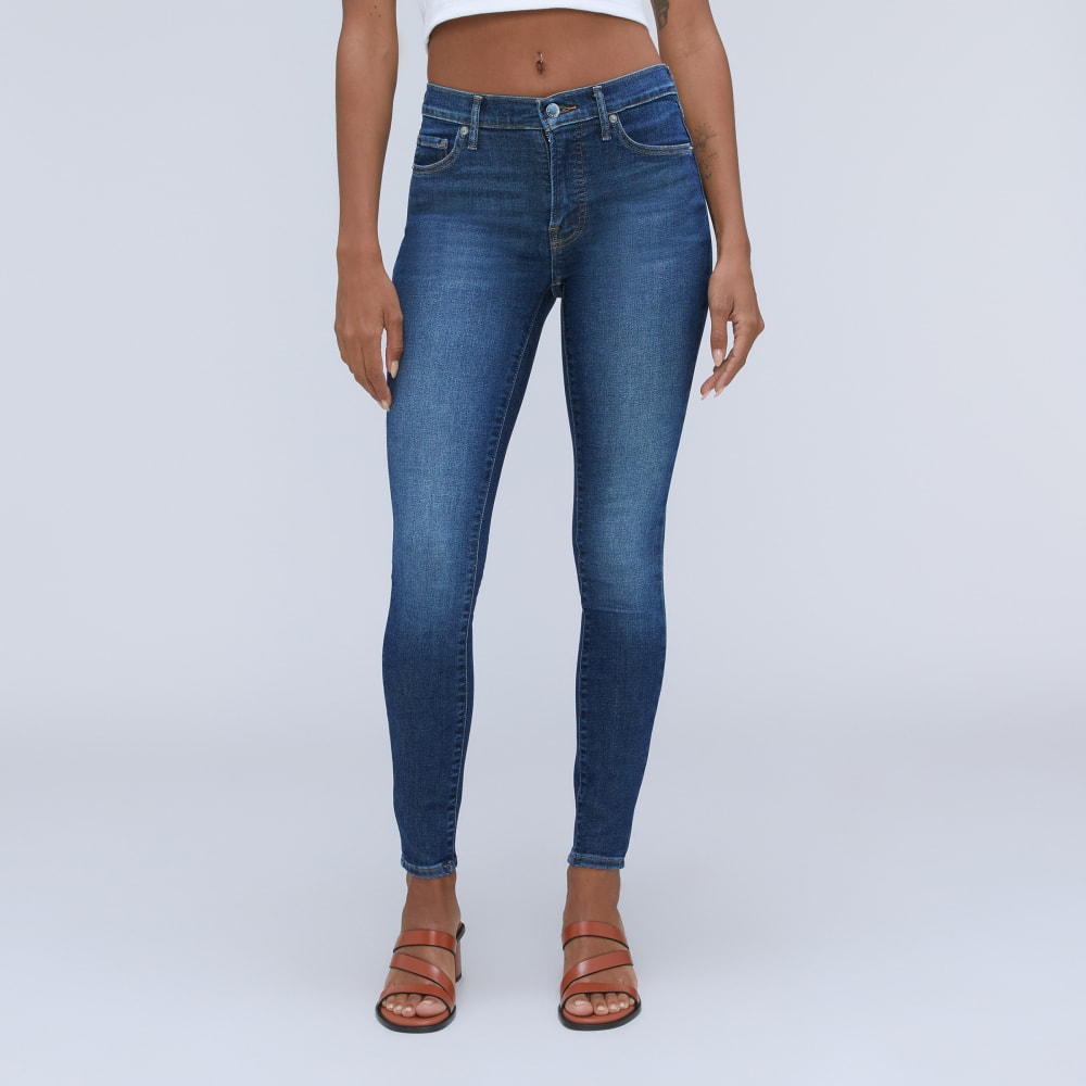 The Mid-Rise Skinny Stretch Jean | Dark Indigo