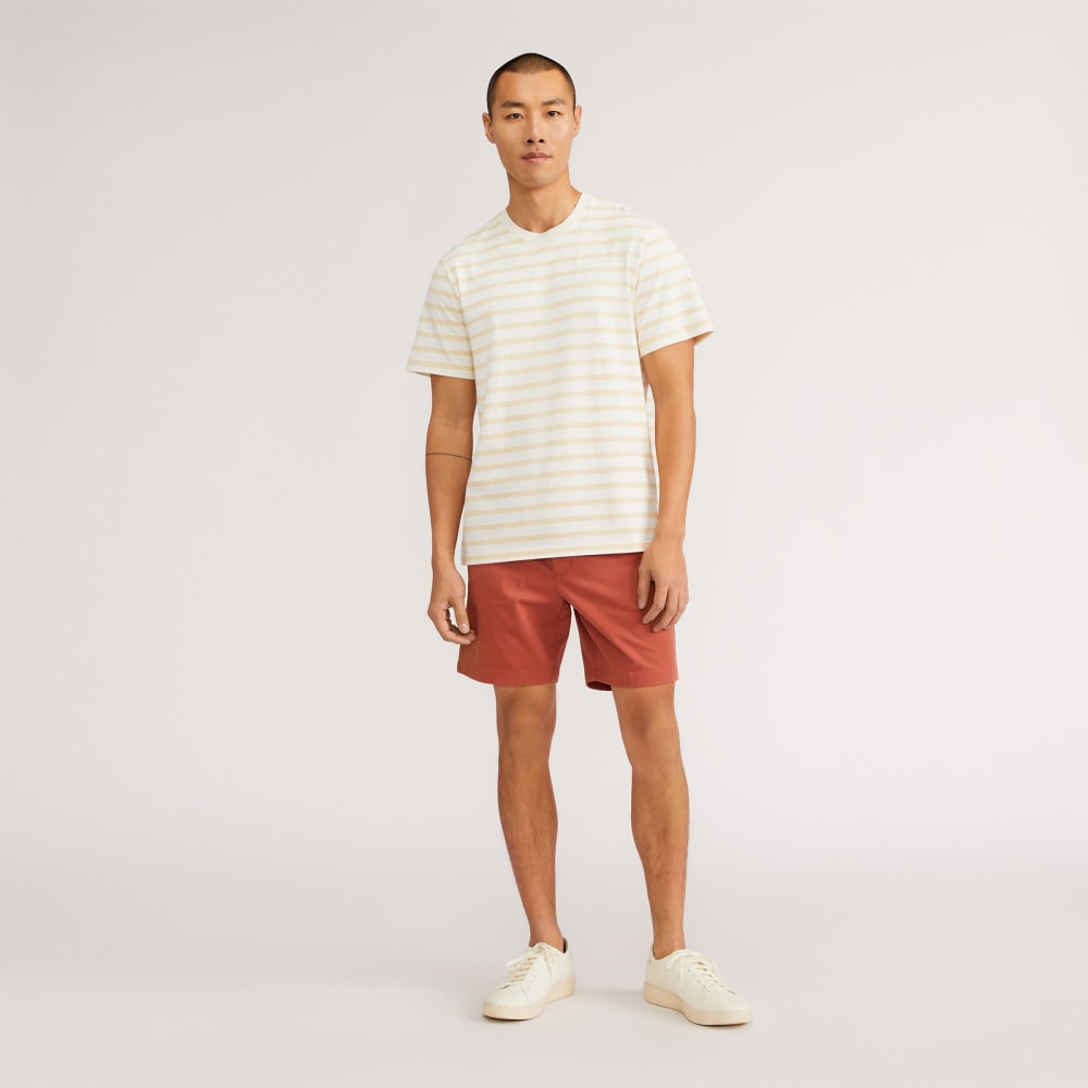The Pull-On Performance Chino Short | Redwood