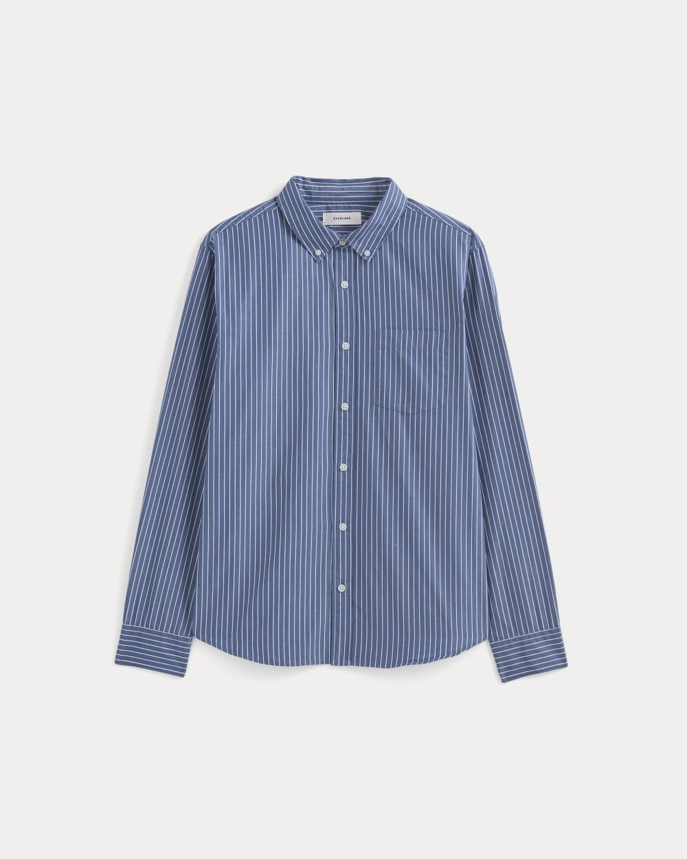 Washed Poplin Shirt | Mazarine Blue / Optic White