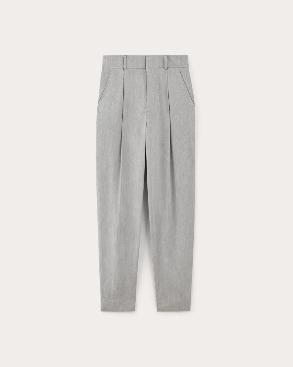 The Draper Tapered Pant in Buttersmooth | Heather Steel