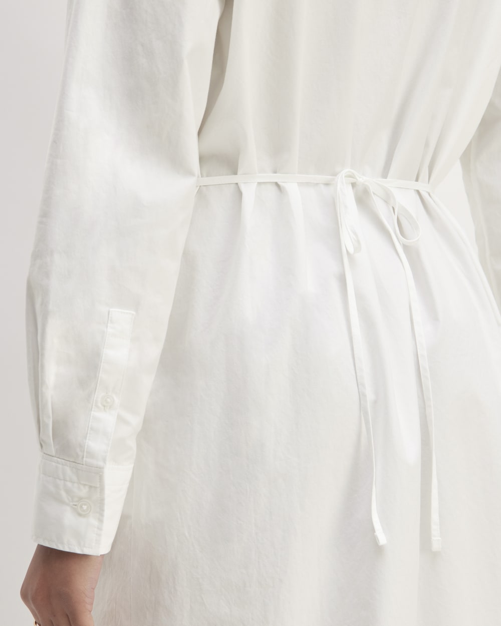 The Supima® Cotton Midi Shirt Dress | White