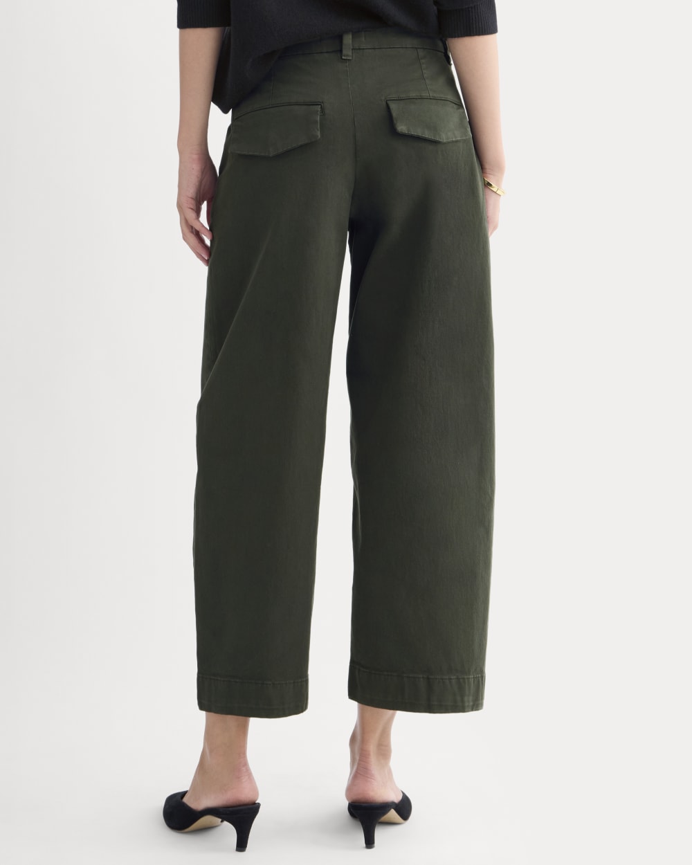 Cotton Twill Chino | Dark Green