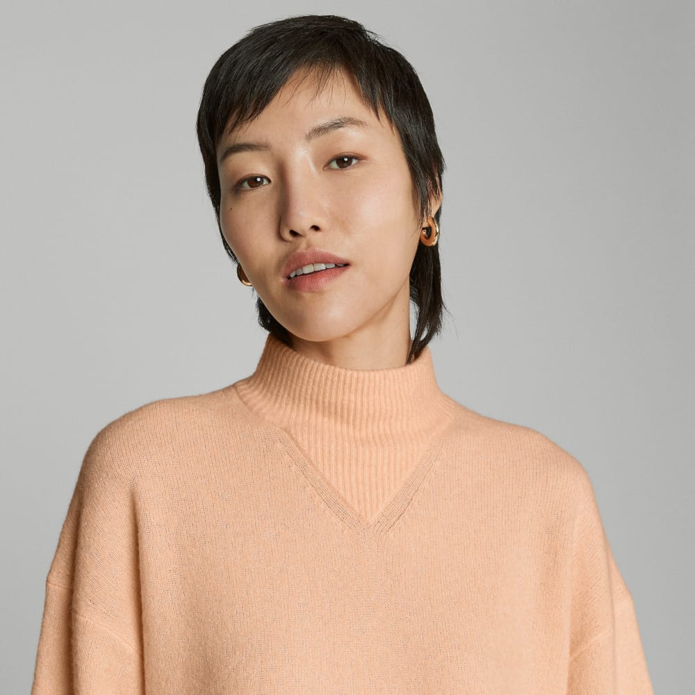 The Cozy-Stretch Pullover | Apricot