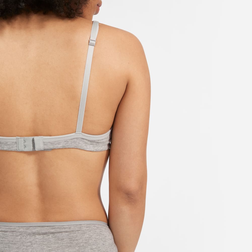 The Cotton Bralette |  Heathered Grey