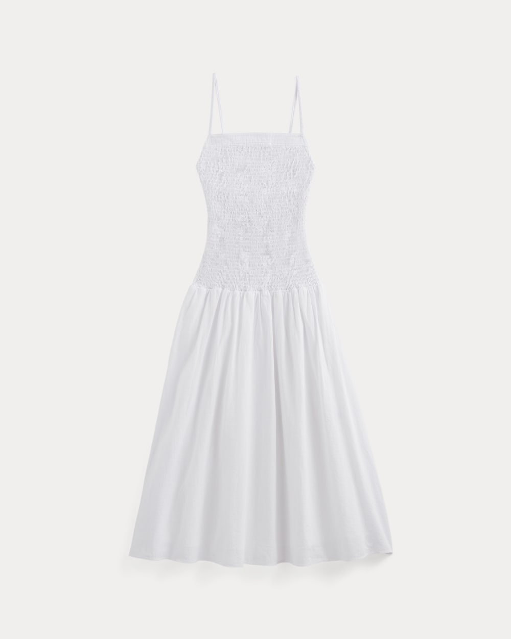 The Gauze Open-Back Dress | White