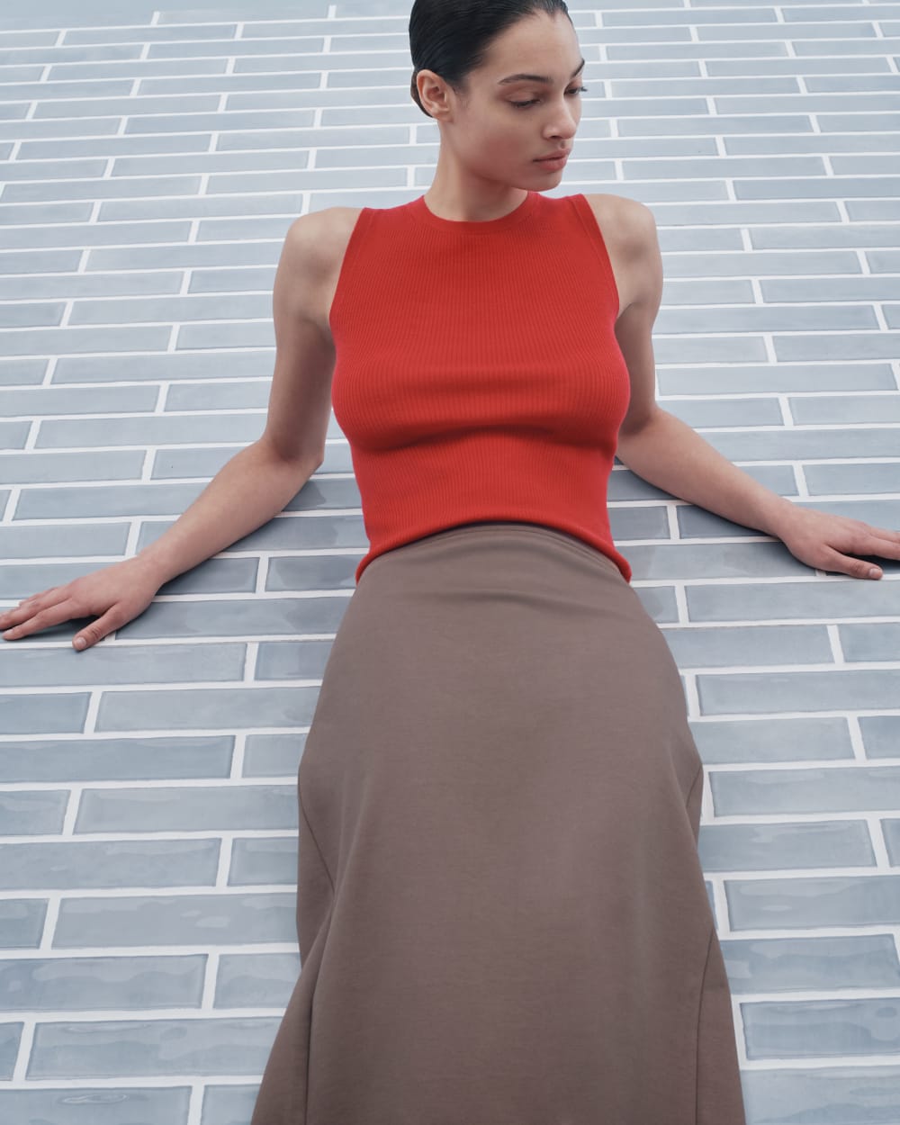 The Tank in Ultrasoft Merino | Classic Red