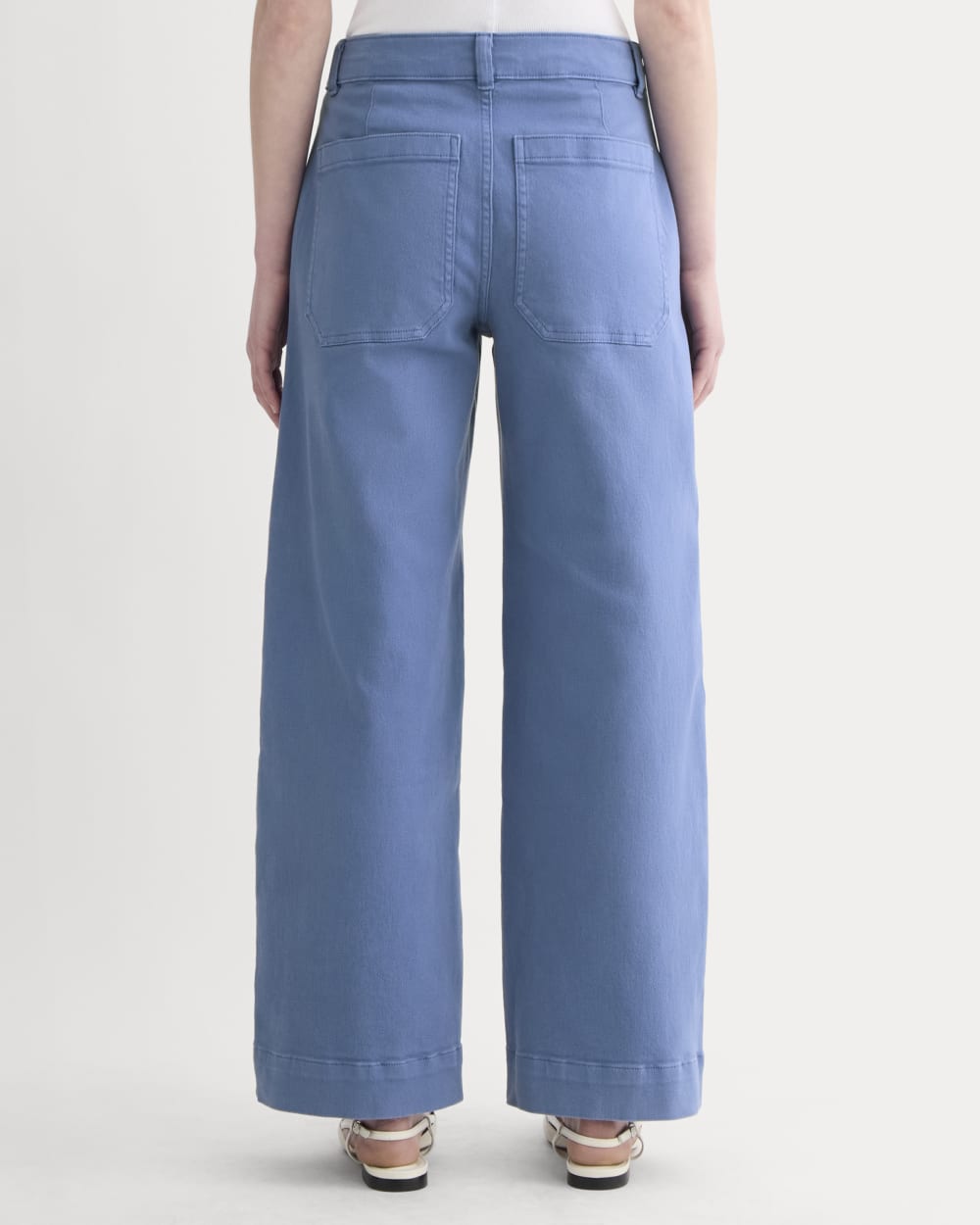 The Utility Wide-Leg Pant | Cornflower Blue
