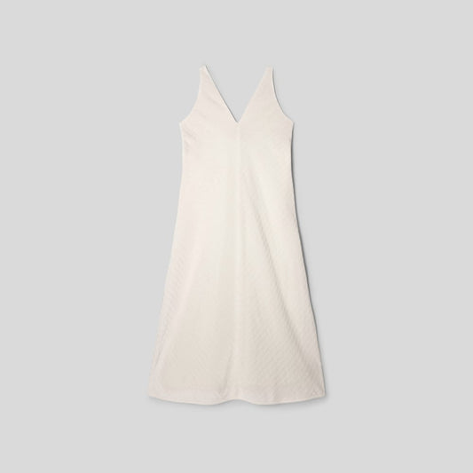 The City Stripe Midi Dress | Bone