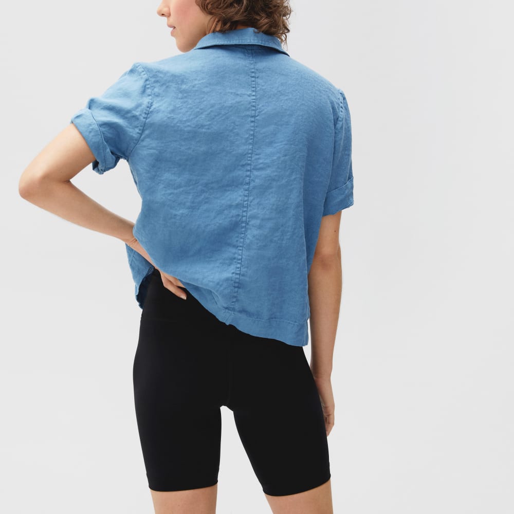 The Linen Workwear Shirt | Aegean