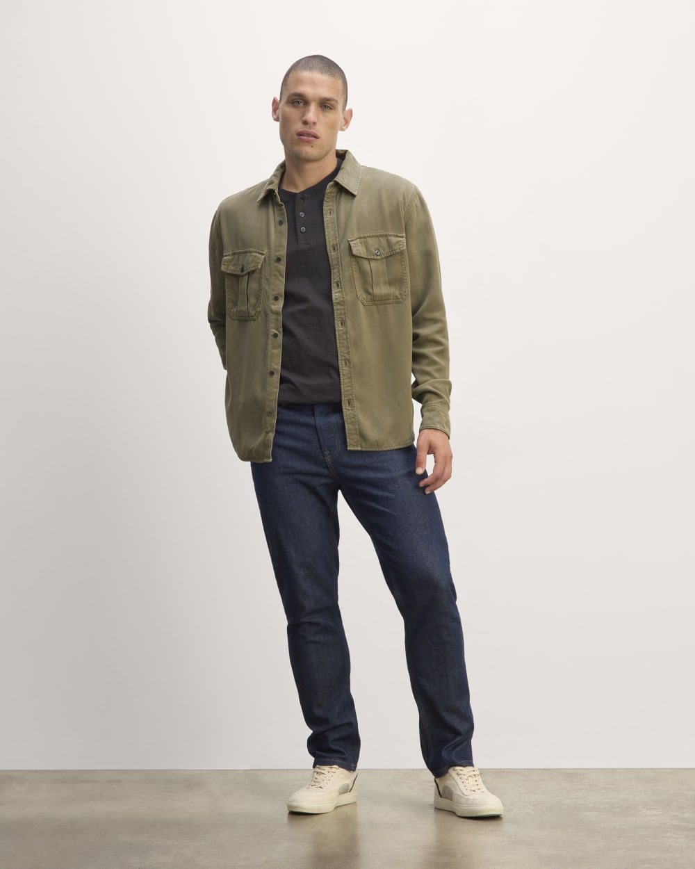 The Utility Shirt Jacket in Buttersoft | Kalamata