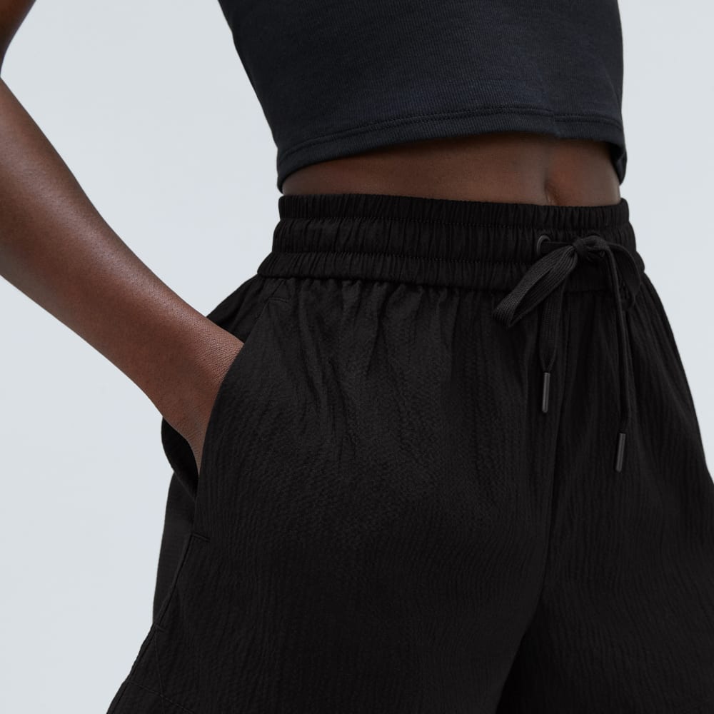 The Seersucker Boxer Short | Black