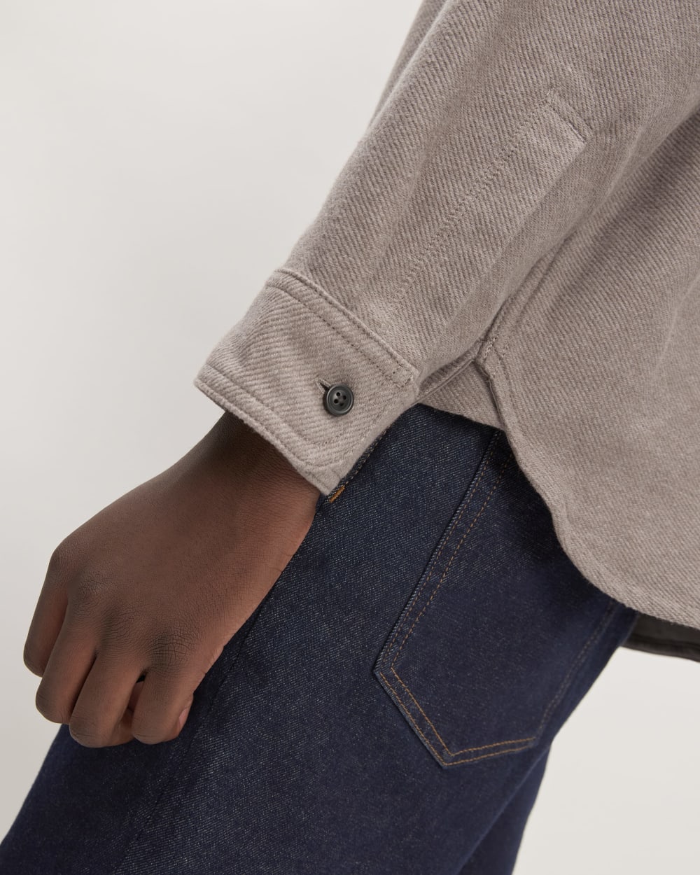 The Heavyweight Overshirt | Uniform | Heathered Brown