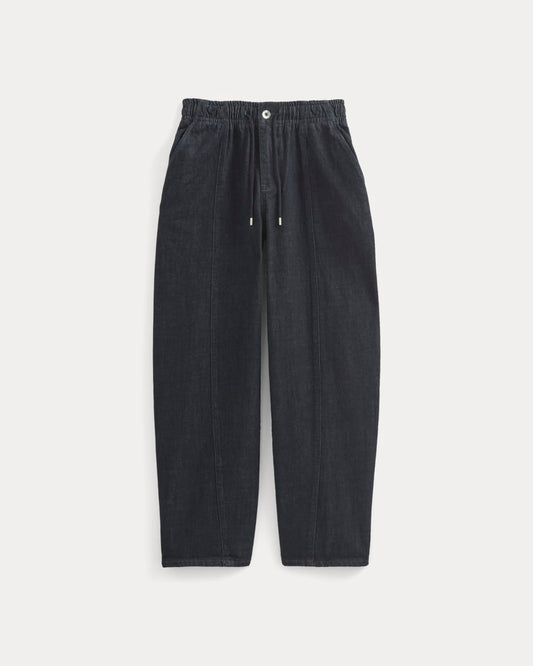 The Drawstring Baggy Jean | Dark Indigo