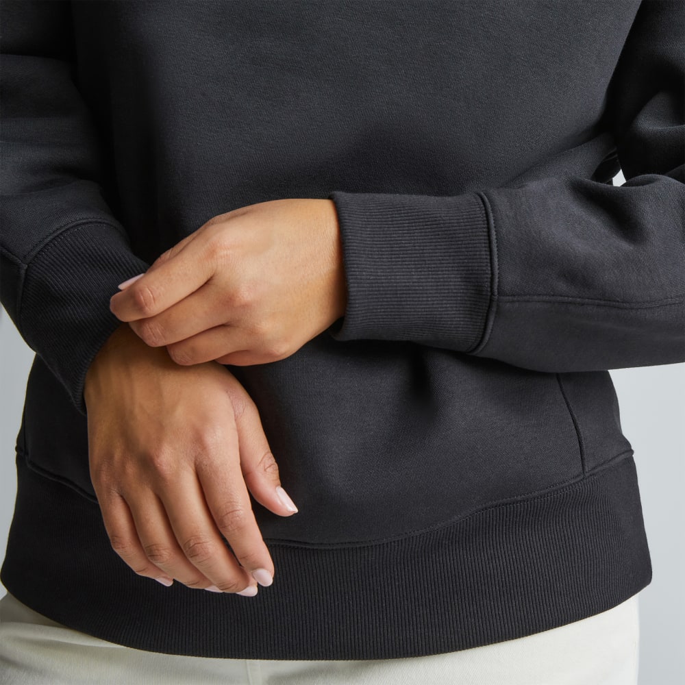 The ReTrack Oversized Crew | Black