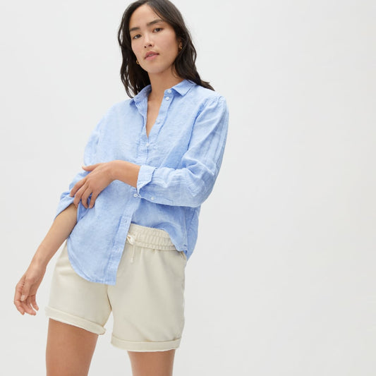 The Must-Have Shirt in Linen | Classic Blue
