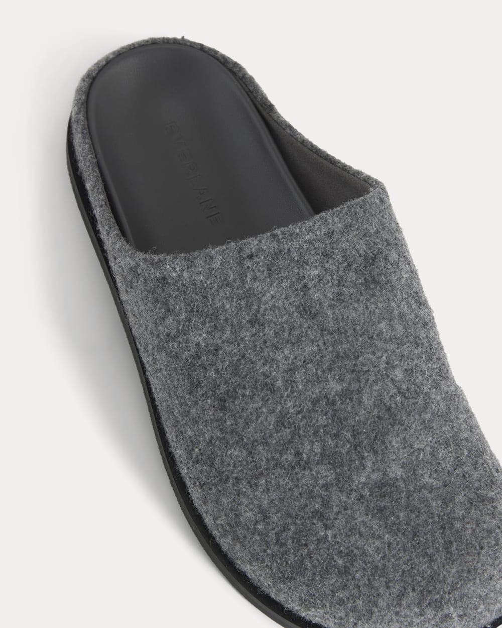 Wool Clog | Charcoal
