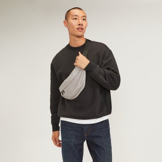 The Renew Transit Fanny Pack | Warm Quartz (with label)