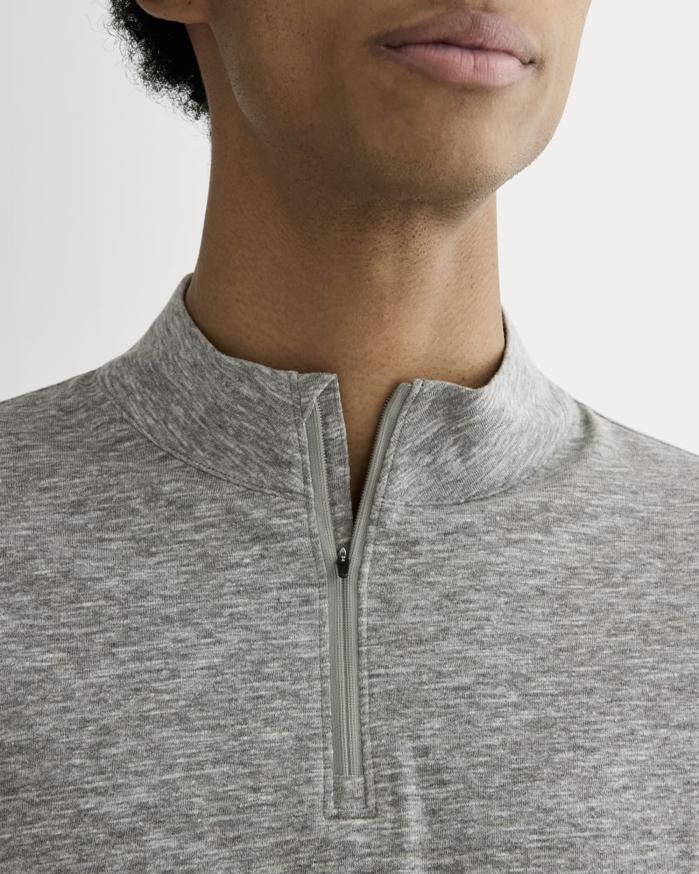 The Rec Quarter-Zip |  Heathered Grey
