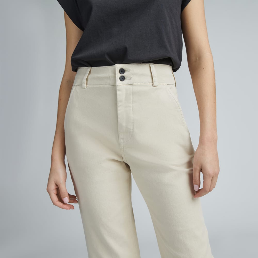The Organic Straight-Leg Pant | Pumice Stone