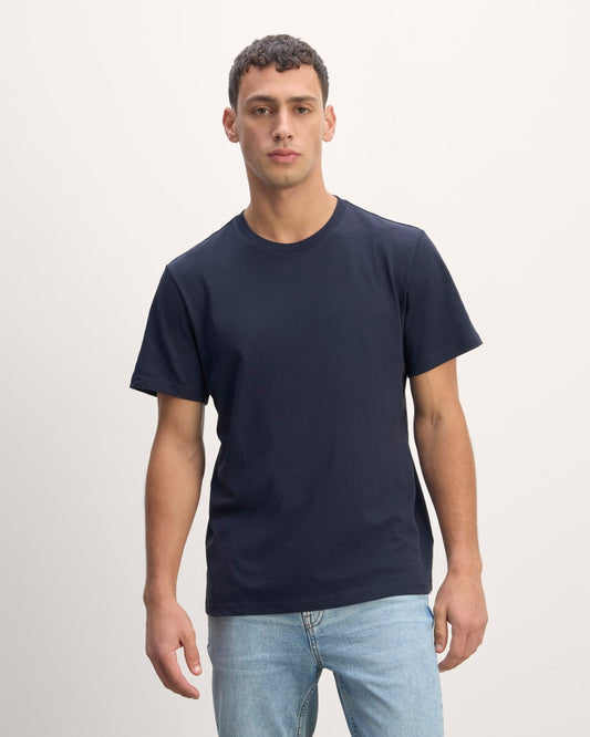 The Premium-Weight Crew | Uniform | Navy