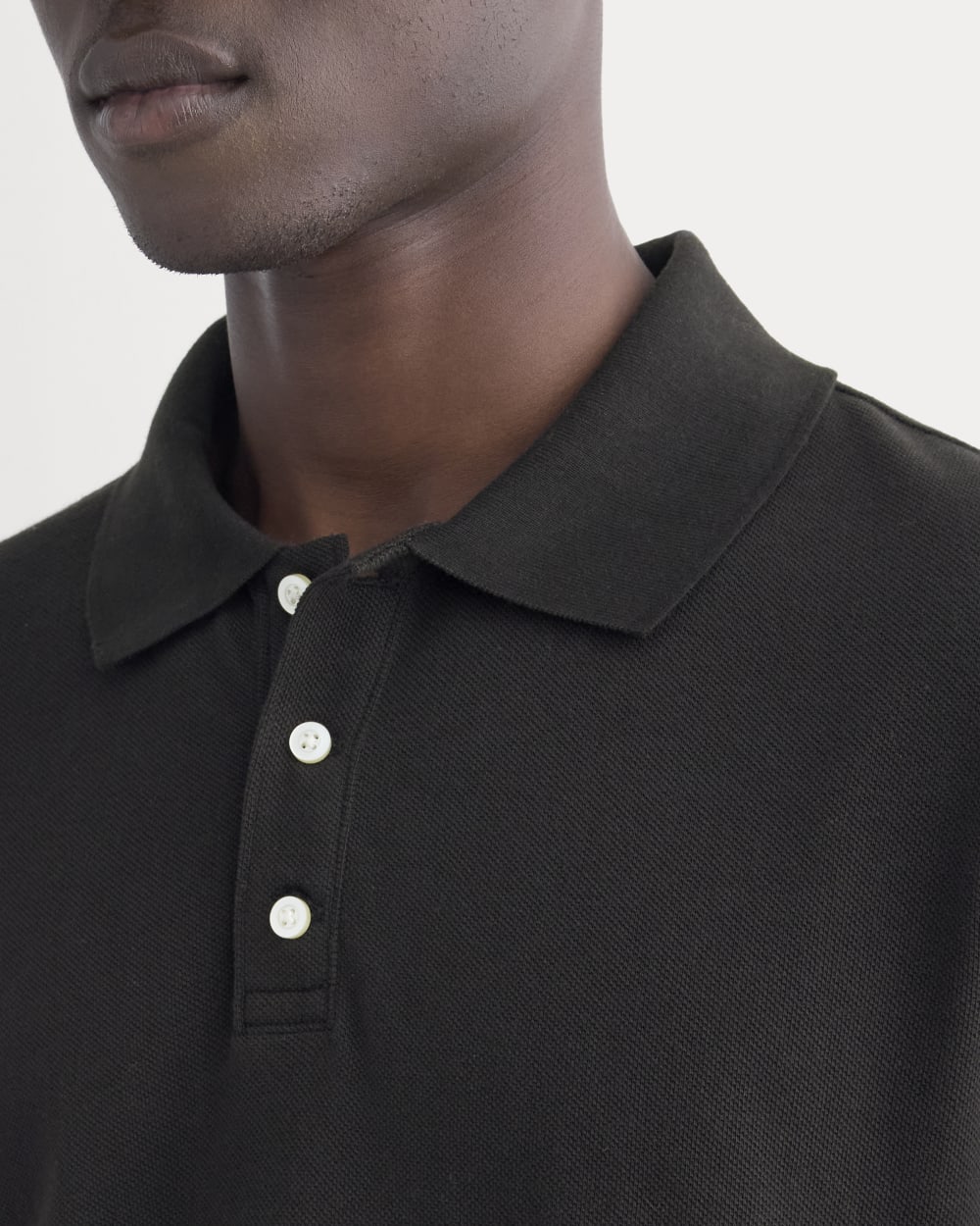 The Pique Polo | Black