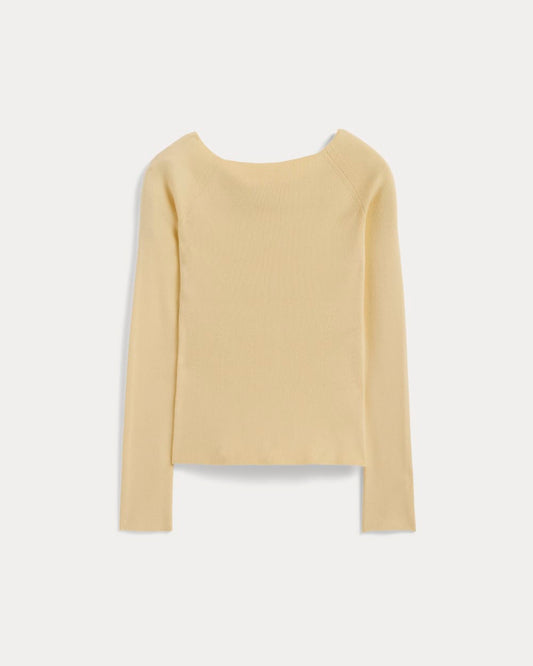 The Knit Boatneck Top | Banana Crepe
