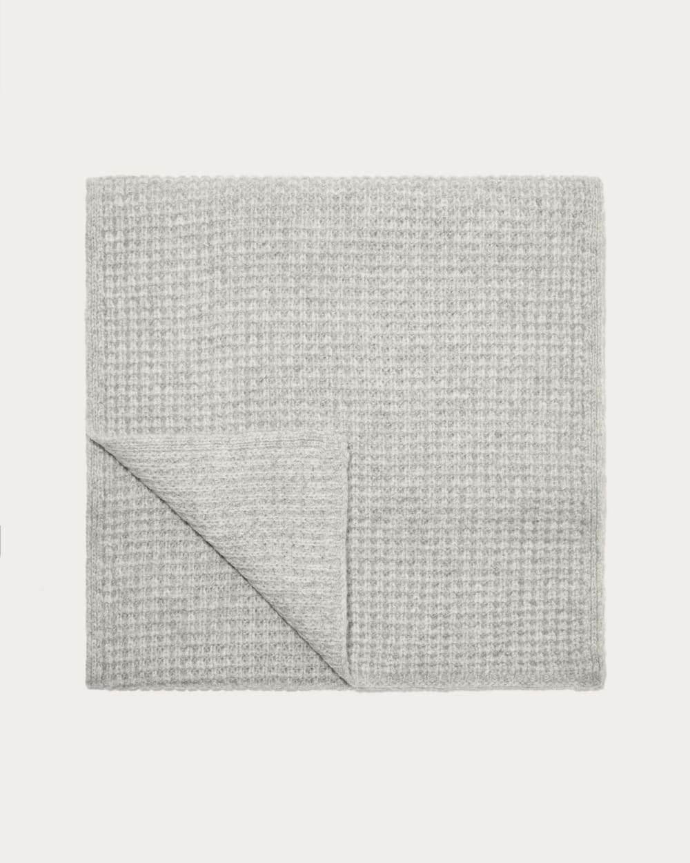 The Waffle Scarf | Heather Grey