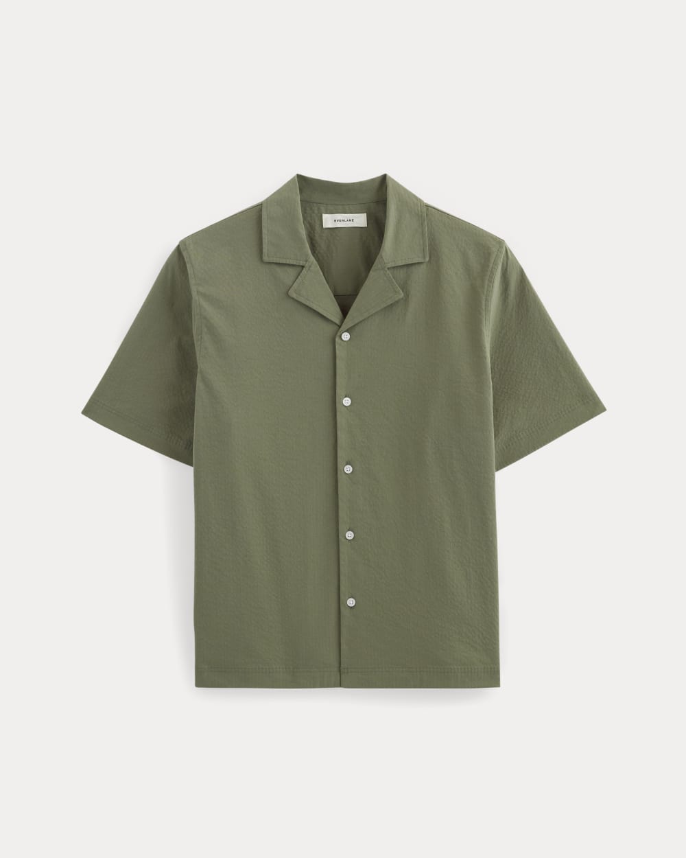 The Seersucker Resort Shirt | Lichen Green