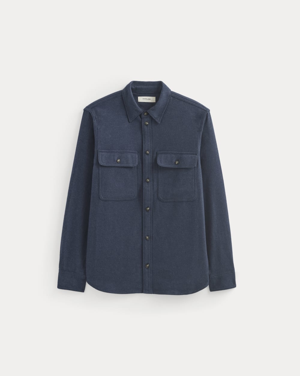 The Heavyweight Overshirt | Uniform | Heather Rich Navy