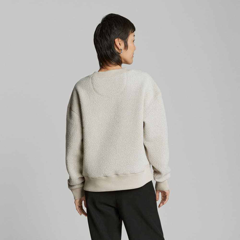 The ReNew Teddy Oversized Crew | Oat
