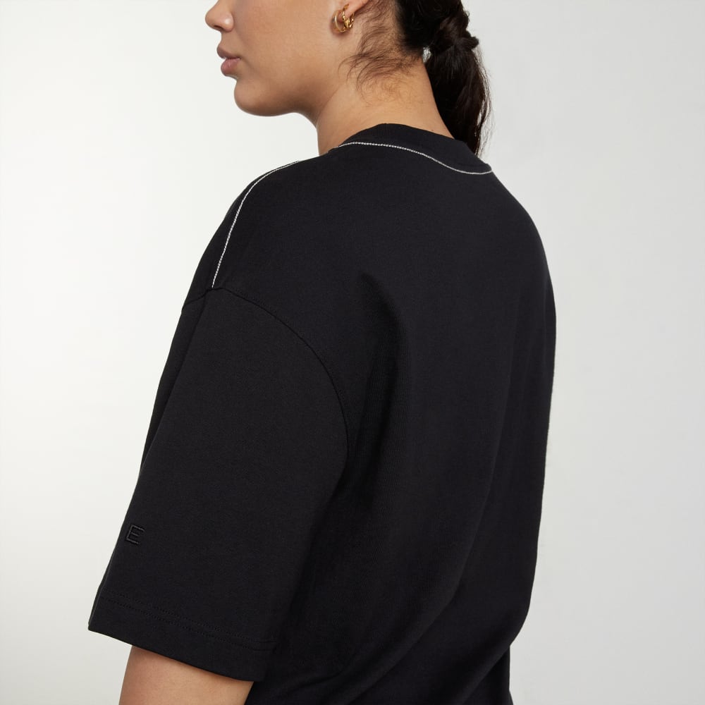 The Premium Weight Relaxed Tee | Black