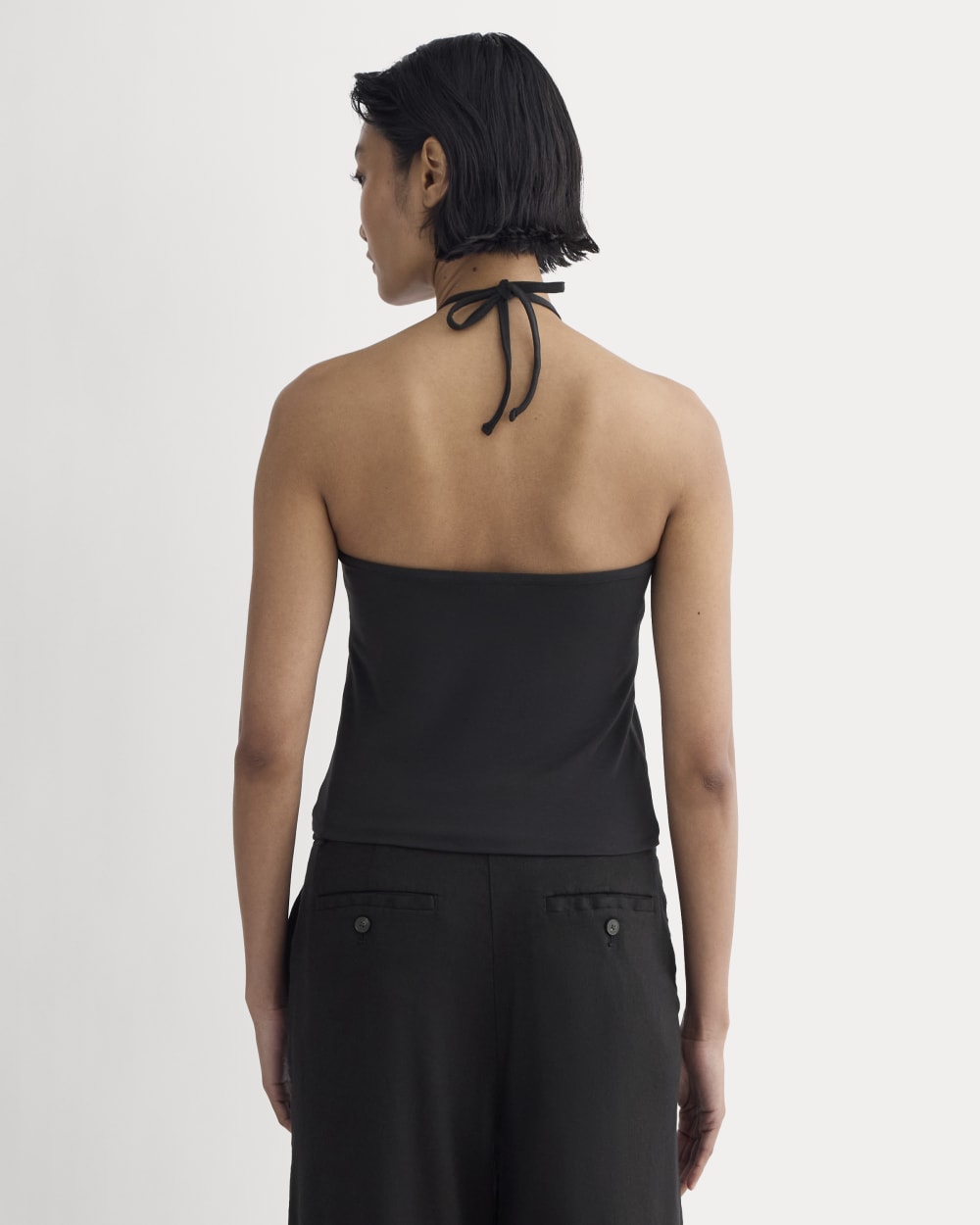 The Form Halter Top | Black